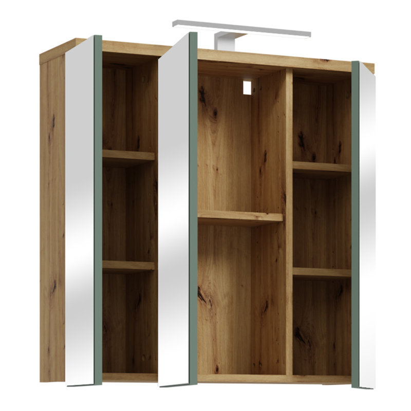 Chaena 1729.74 mm W 1727.2 mm H, Artisan Oak/Sage Green