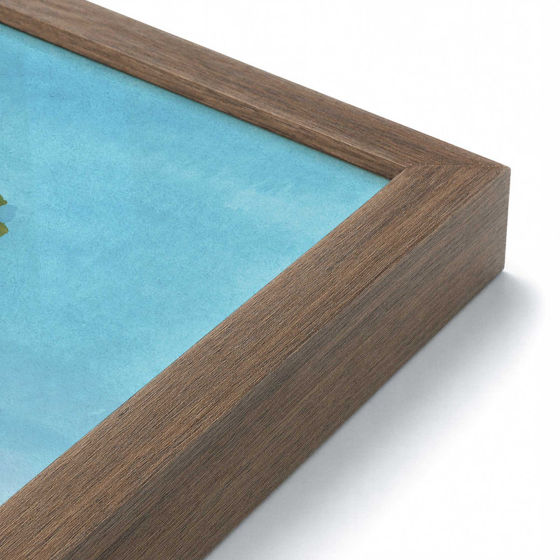 «The Wind Shapes The Tree» par Kate Jarvik Birch, reproduction d'art, L 20 po x H 20 po, Brun, Impression encadrée