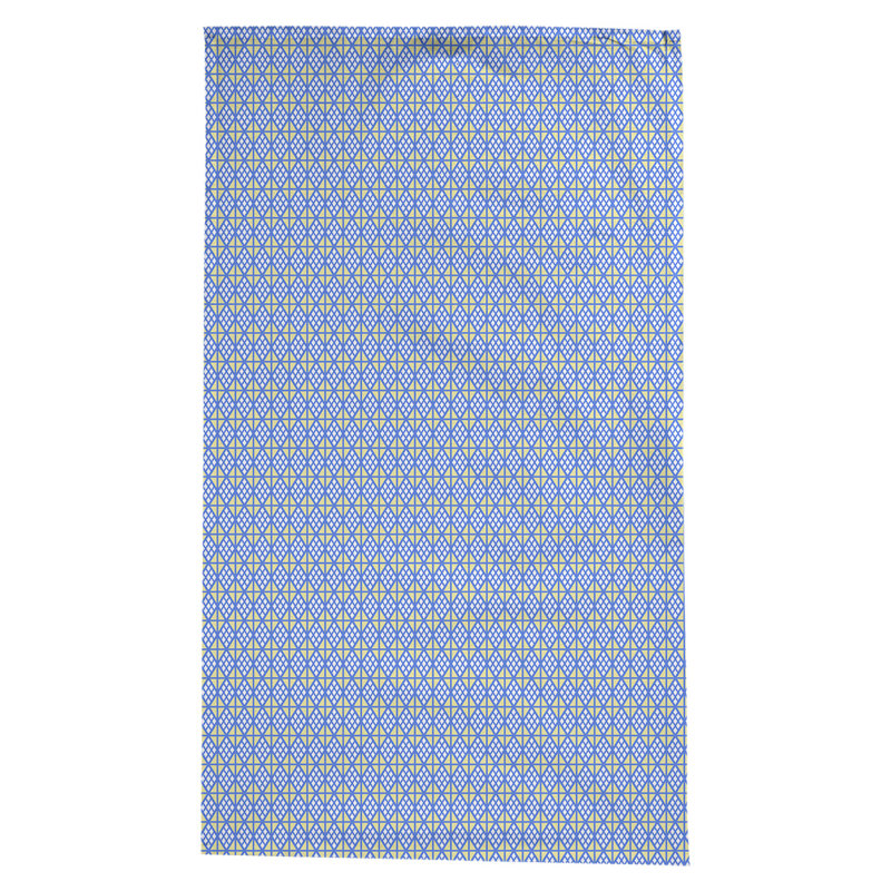 Nappe diamants Leffel, Bleu / jaune