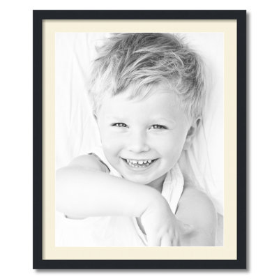 Wood Matte Picture Frame with Mat