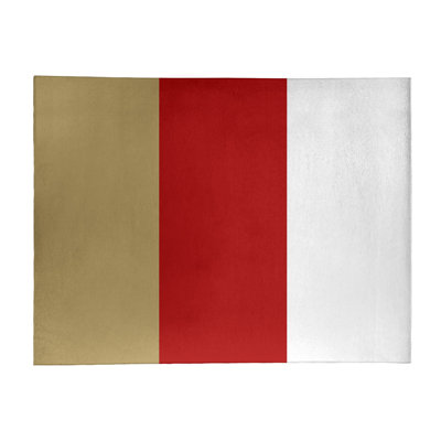 Tapis à rayures de football san francisco