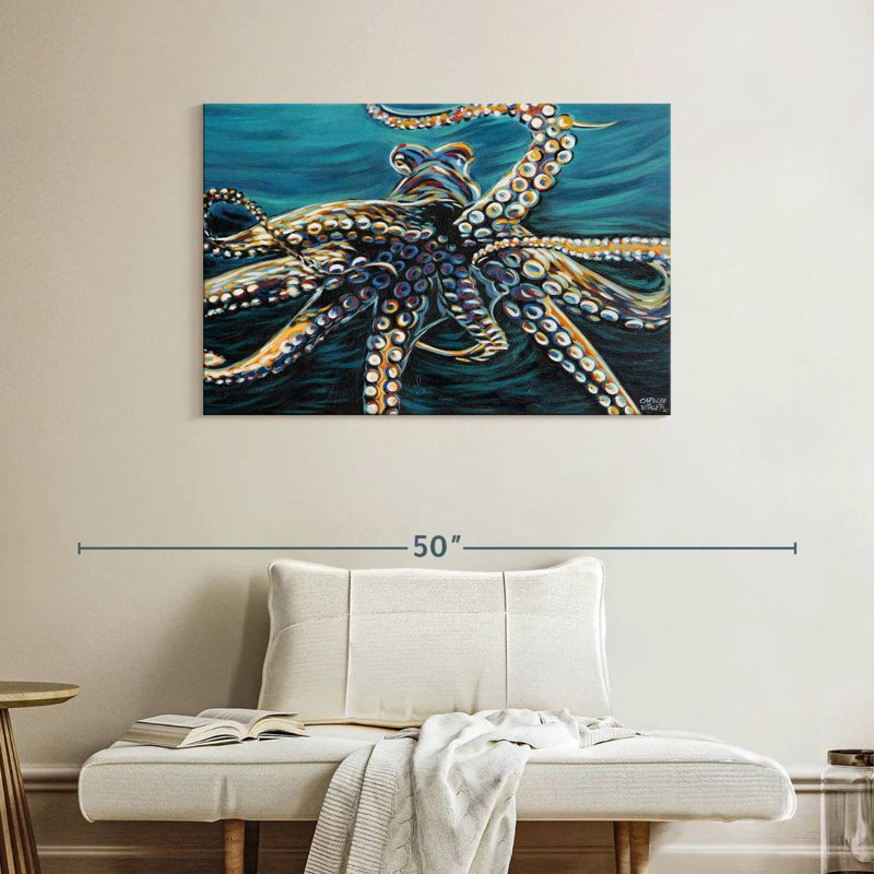 Wild Octopus II, 26" H x 39" W