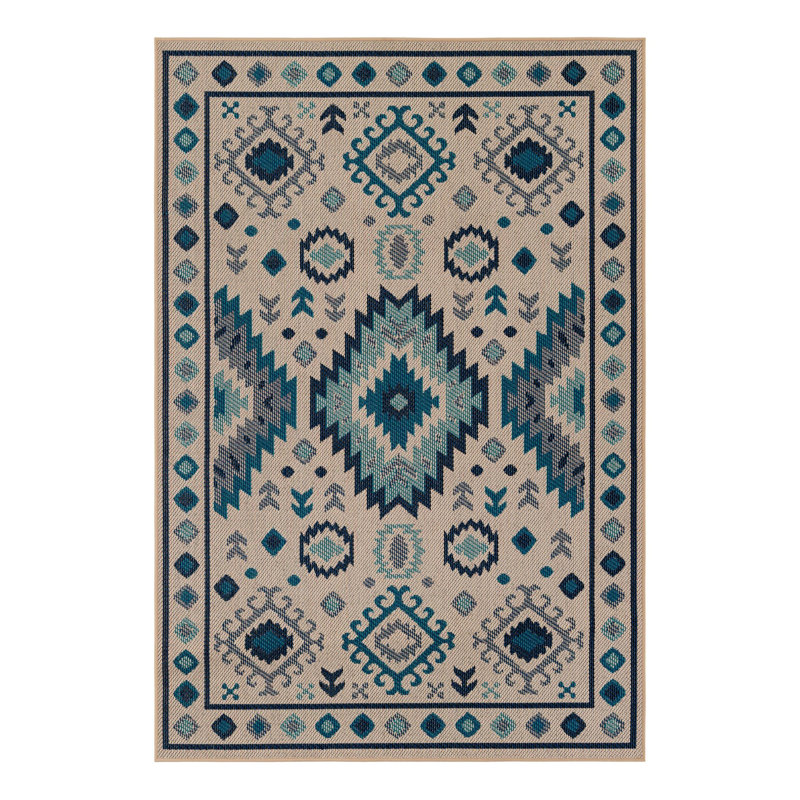 Tapis intérieur / extérieur Marlenia Marlenia, Rectangle 5 pi 3 po x 8 pi