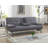Wayd 66'' Faux Leather Tufted Convertible Futon – Stylish and Compact Small Futon Chair, Perfect Futon for Any Space-1918177010