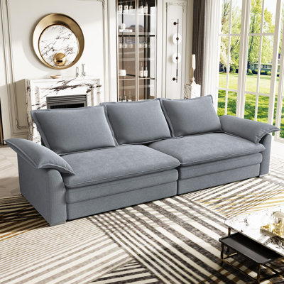 4 Seater Chenille Sofa