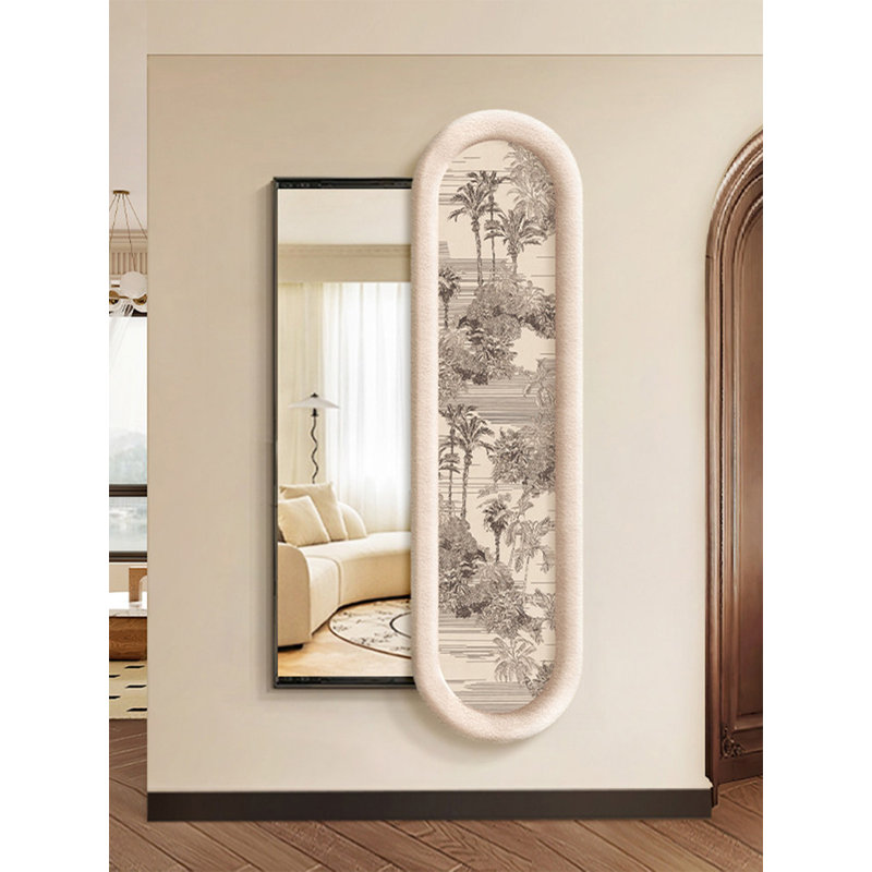Miroir mural Mid-Century