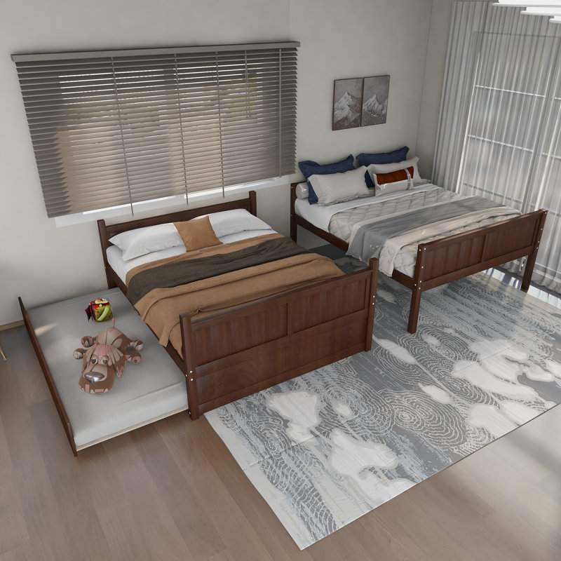 59.9" Bed Frame, Walnut