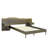 Clark Bedframe with 2 Attached Nightstands