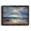 Aqua Blue Morning - reproduction de photo sur papier encadrée-964035069-964035070