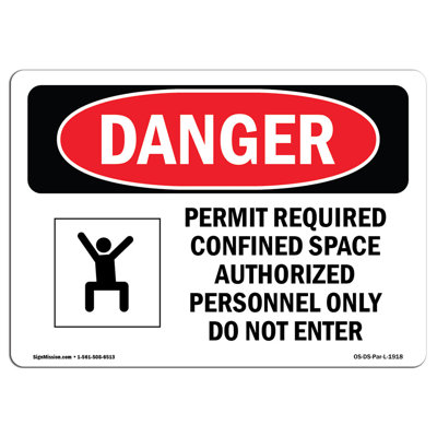 Panneau de danger OSHA
