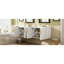 Meuble-lavabo mural de 30 po avec lavabo en céramique à 3 trous de style moderne et bois, meuble-lavabo intérieur spacieux et spacieux, conception simple et armoire de rangement pratique-187468712-187468719