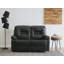 Bergen Faux Leather Reclining Loveseat-26297192