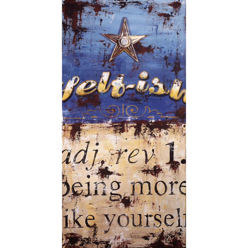 Self-ish by Rodney White - Wrapped Canvas Print, 61cm H x 30cm W x 4cm D