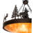 Nailsea 4 - Light Dimmable Drum Chandelier