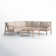 Amina 54" Wide Symmetrical Sectional Seating Group