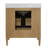 Odin 30.5'' Single Bathroom Vanity with Carrara Marble Top-123293690