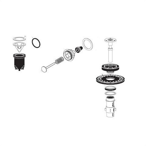 Ensemble de reconstitution pour placard 3,5 gpf/13,2 lpf