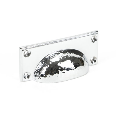 Hammered Art Deco 8.4 cm centre Cup Handle