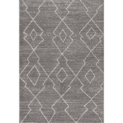 Bradsher Moroccan Beni Souk Gray/Cream Rug