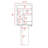 Wall Foldable Table, Seven Interior Shelves, Extending Table -White