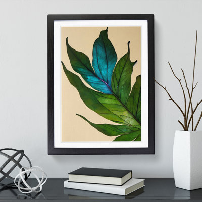 Gracious Leaf - Single Picture Frame Painting