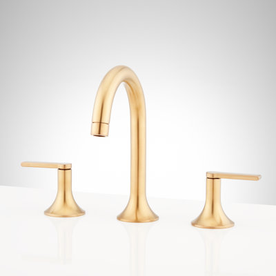 Lentz 1.2 GPM Widespread Bathroom Faucet with Lever Handles
