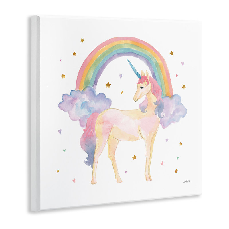 Aaryn, licorne mignonne, aquarelle, aquarelle, enfants