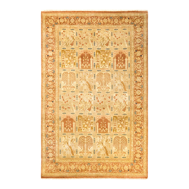 Classic One-of-a-Kind 6' 1" X 9' 6" Hand Knotted Area Rug