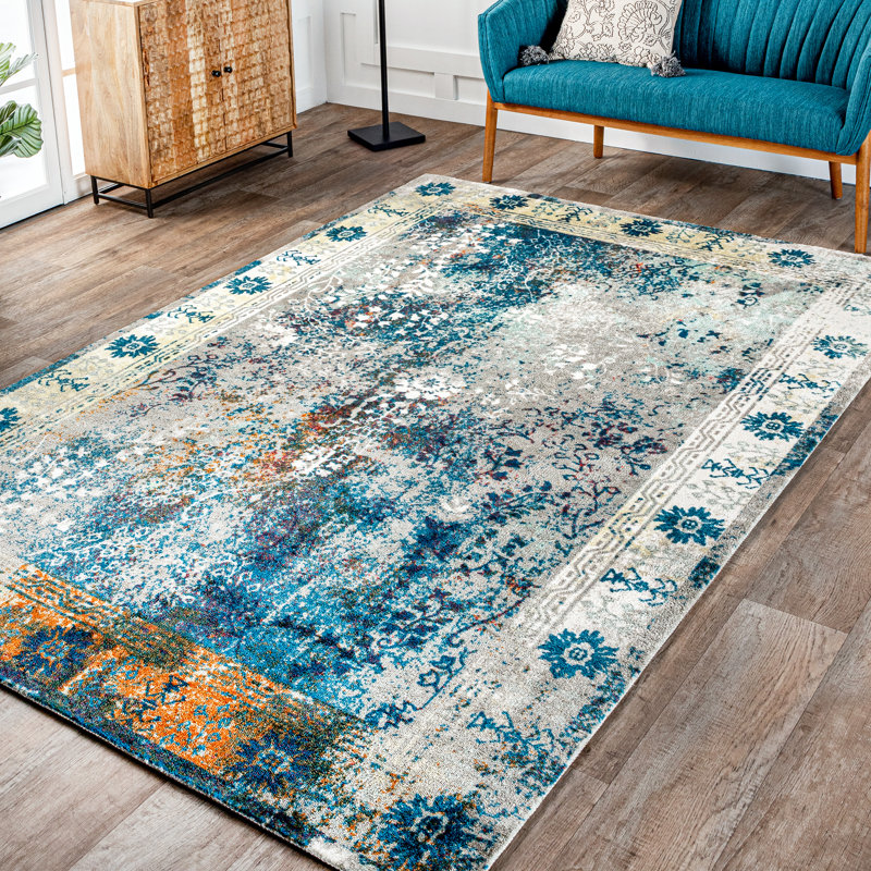 Tapis bleu, Rectangle 4 pi x 6 pi