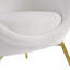 Chaise d'appoint rembourrée Manthey-106438022