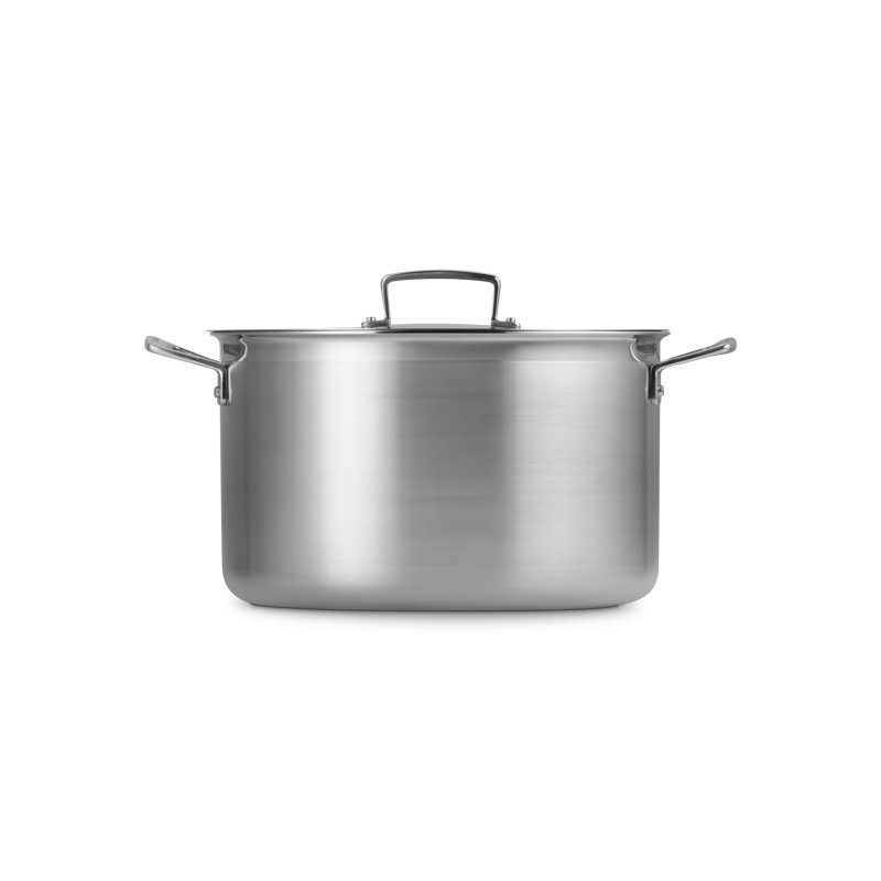 Le Creuset Classic Stainless Steel Deep Round Stockpot, 11 quarts
