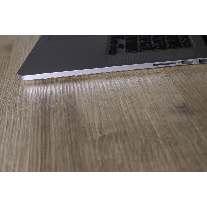 Pratico Writing Desk, 74cm H x 140cm W x 69cm D, Brown