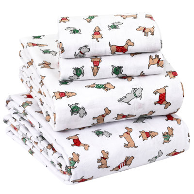 Colyt 100% Cotton Flannel Sheet Set