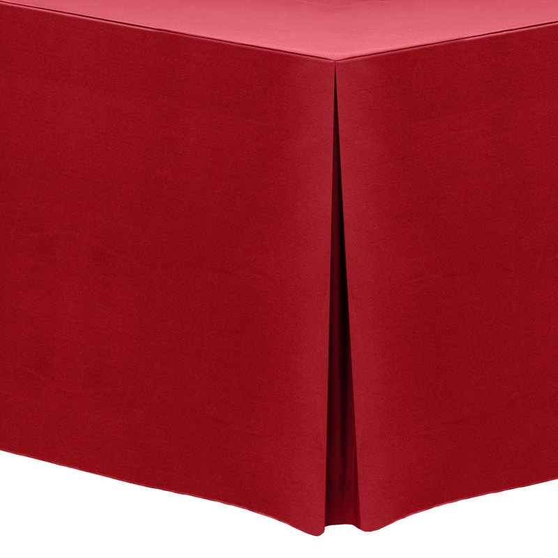 Solid Color Tablecloth, 72" x 18", 1, Holiday Red