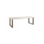 Whitebone Solid Wood Dining Table