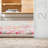 Vita Colorful Abstract Power Loom Performance Yellow/Cream/Pink Rug-318102180
