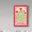 « valentines day happy fleurs », reproduction d’impression sur toile tendue-33556547