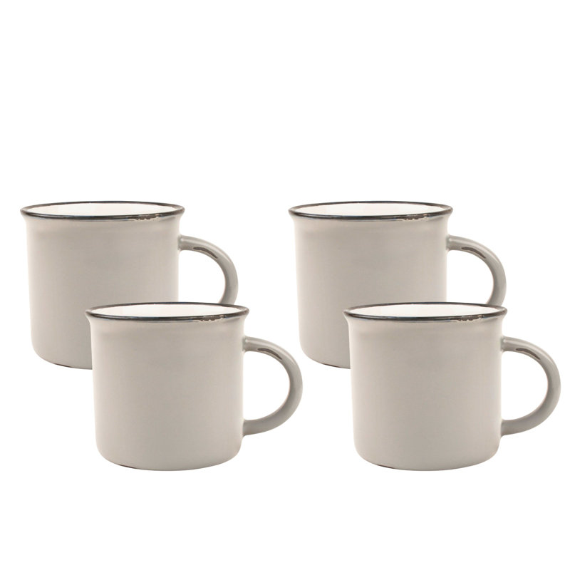 Tasse à café en grès 16 oz Canvas Home, gris