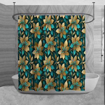 Rideau de douche Floral