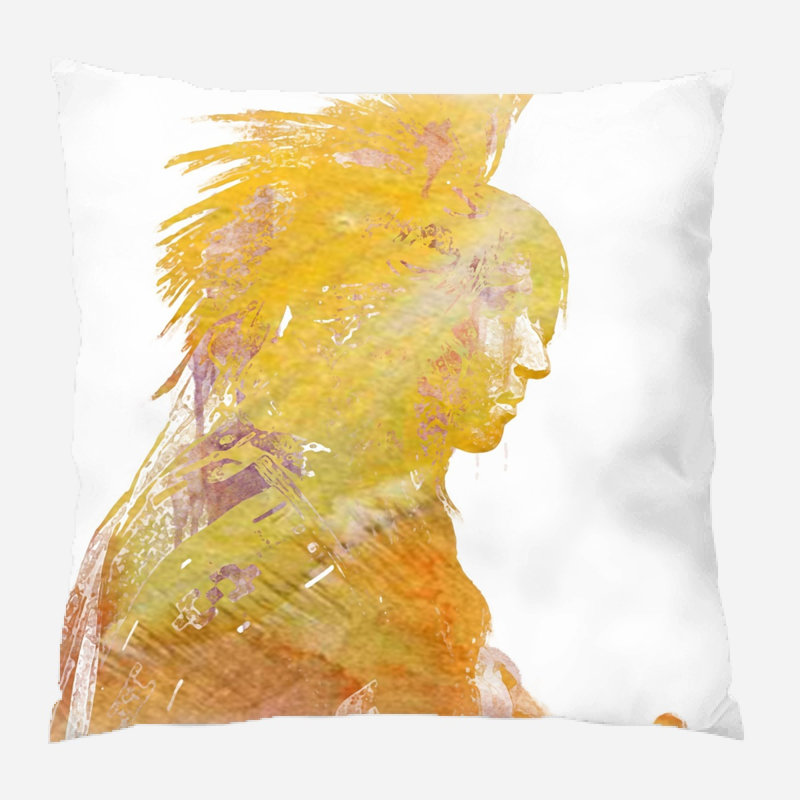 Coussin indien, Intérieur, Microsuède