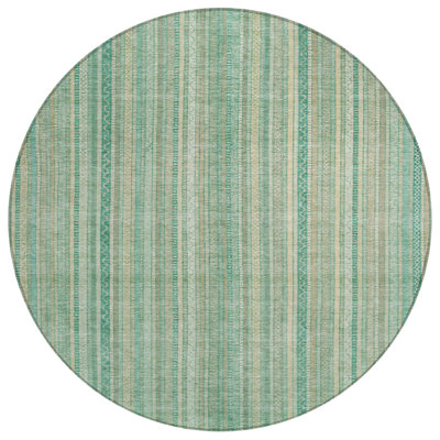 Tapis intérieur / extérieur bleu sarcelle Emberith