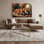 «Dogs American Foxhound», art mural sur toile noire-1176911114