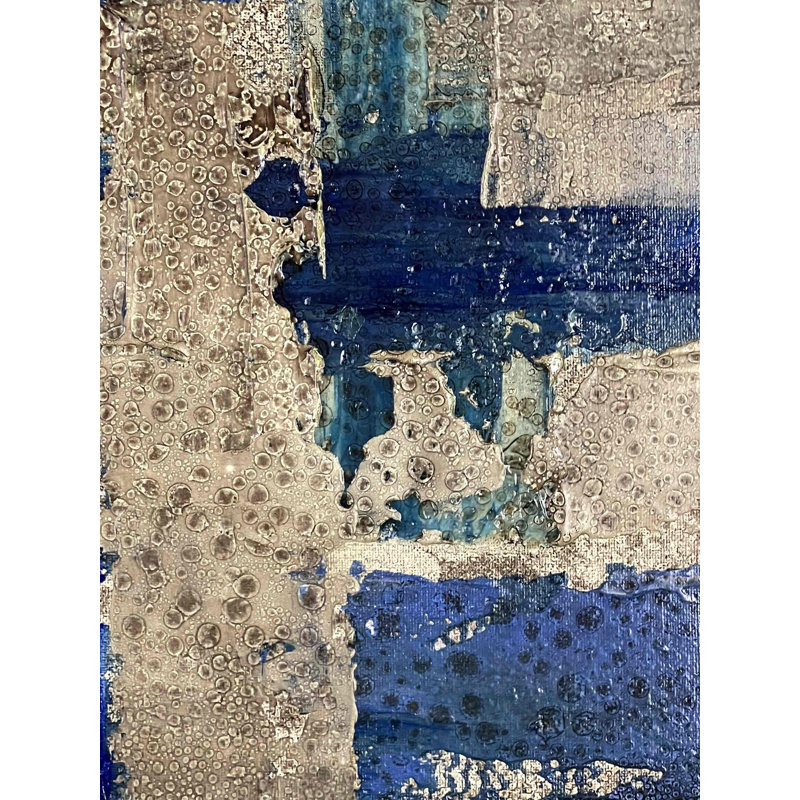 Marée basse n ° 1 - Peinture abstraite à technique mixte par J. Kent Martin