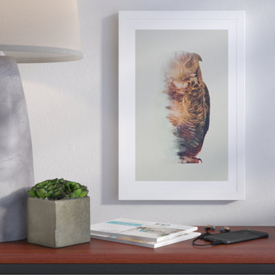 « hibou lie », impression