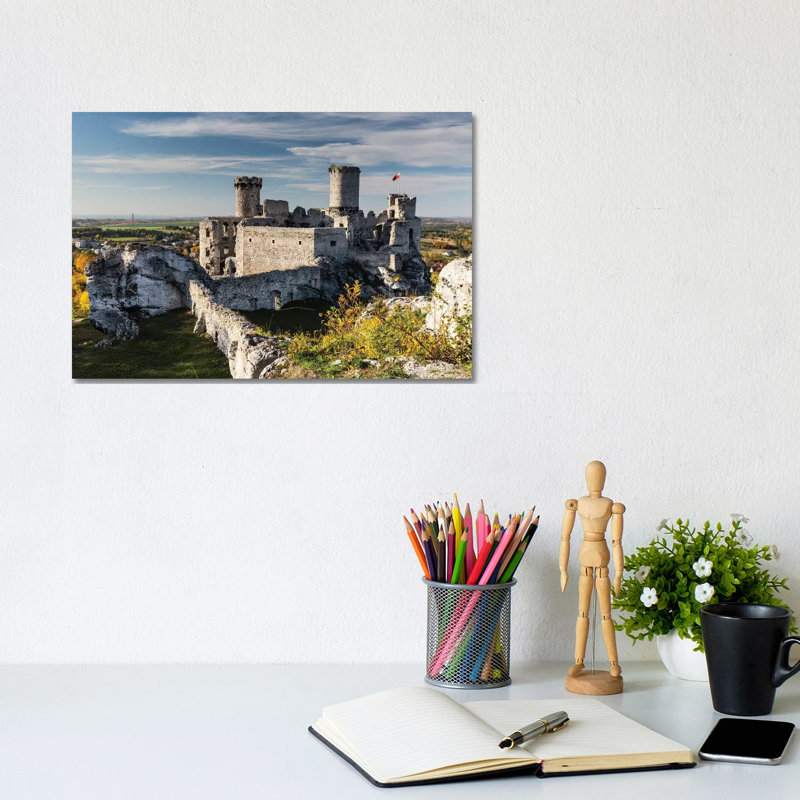 Ogrodzieniec Castle, Jura, Poland by Mikolaj Gospodarek - Wrapped Canvas Print, 20.32 cm H x 30.48 cm W