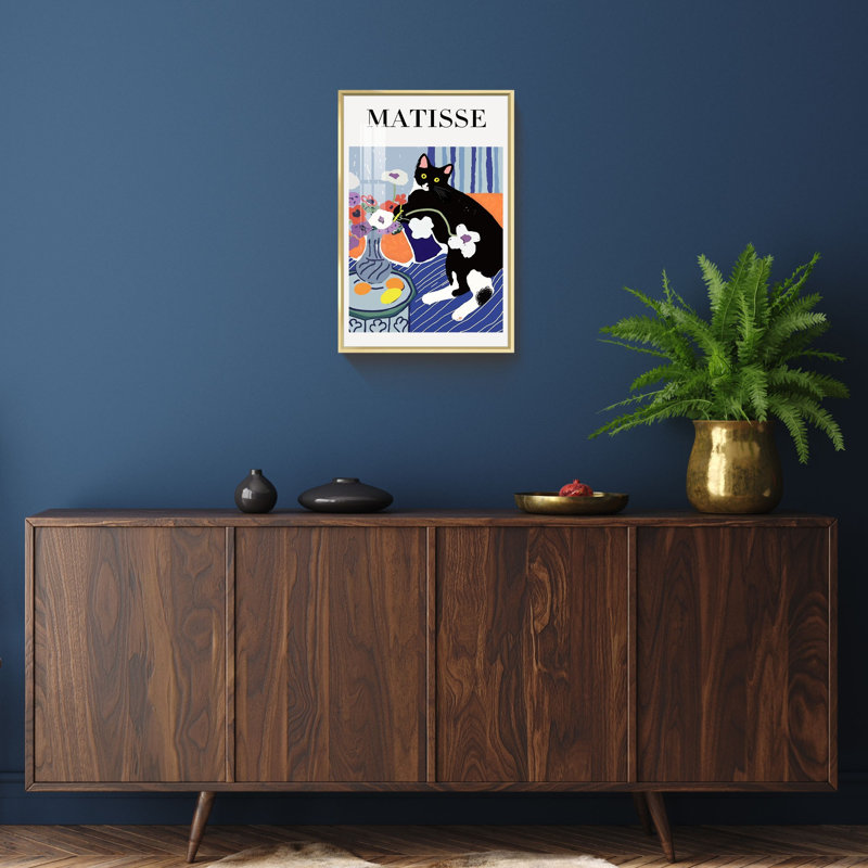 Art Matisse, Or, H 24 po x l 16 po x P 1,34 po