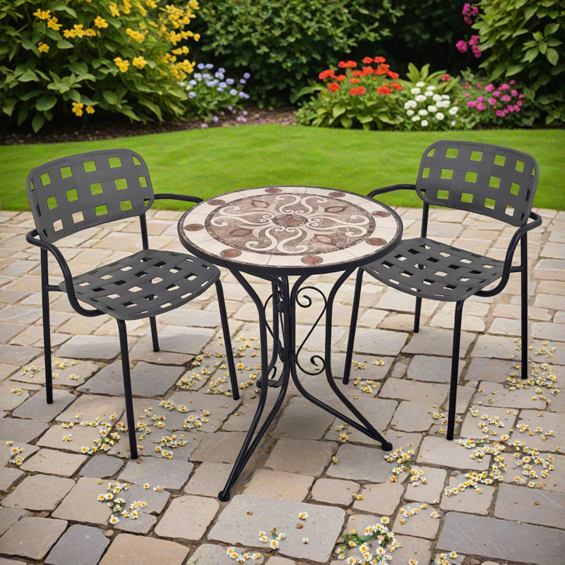 2 - Person Patio Dining Set with Round Table
