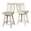 Derene Swivel Solid Wood Counter Stool-43743875