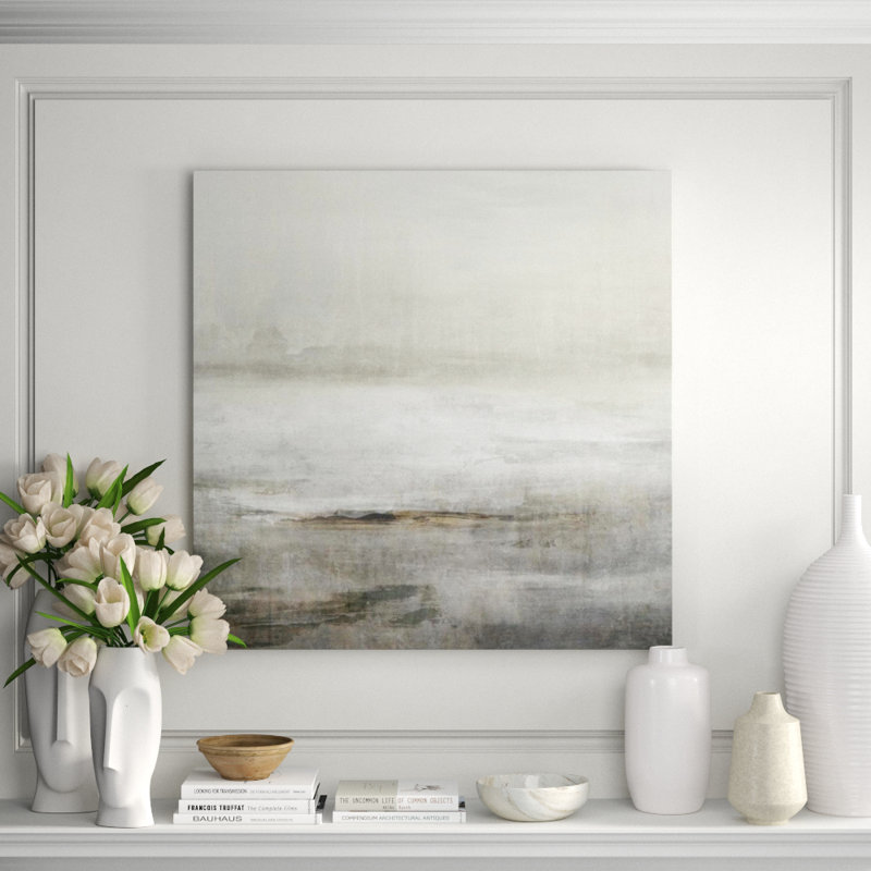 Abysmal Fog Painting by Austin Beiv, Plexi, 24" H x 24" W