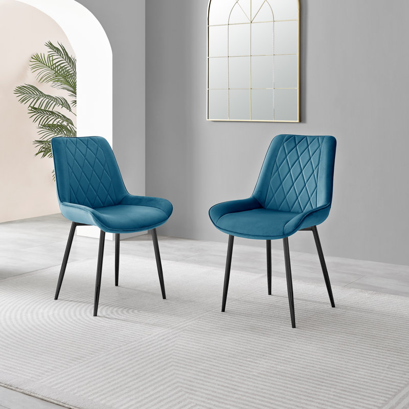 Dining Set, Blue, 6